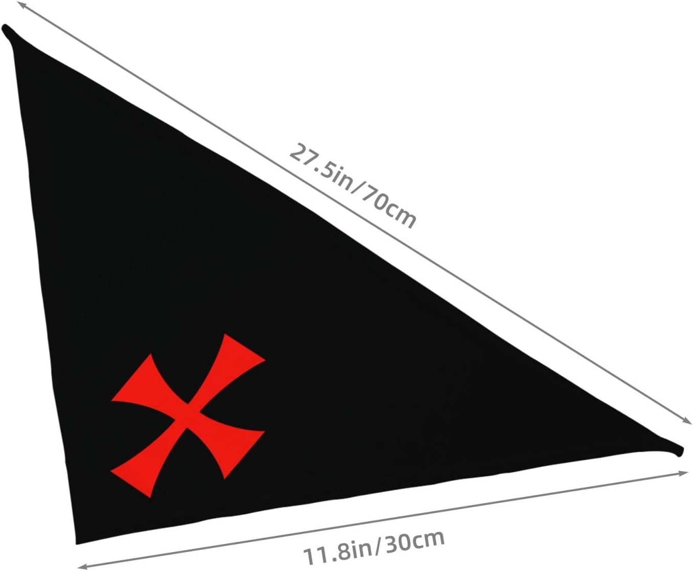 Symbol of The Knights Templar – Pañuelo para perro, bandana para mascotas, baberos para mascotas
