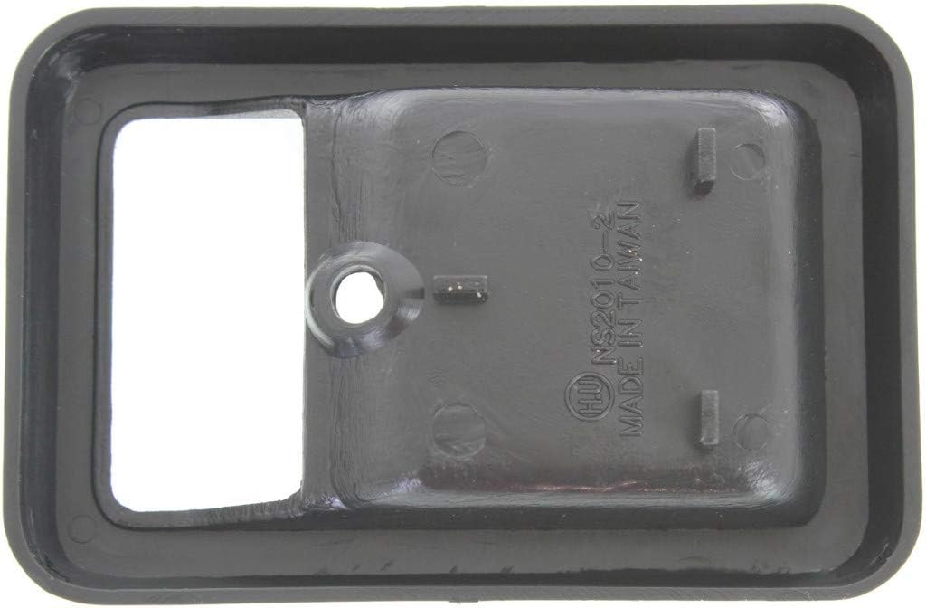 KarParts360 Para Nissan 720 – Manija de puerta 1980 81 82 83 84 85 1986 lado del conductor o pasajero  Una sola pieza  Delantero  Interior  Negro