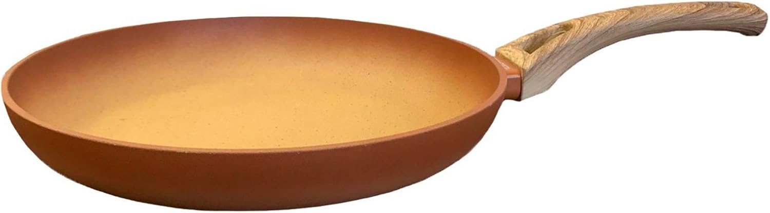 Neware TerraCotta – Sartén con revestimiento de 11.0 in (11 pulgadas) 100 sin PFOA antiadherente SARTEN