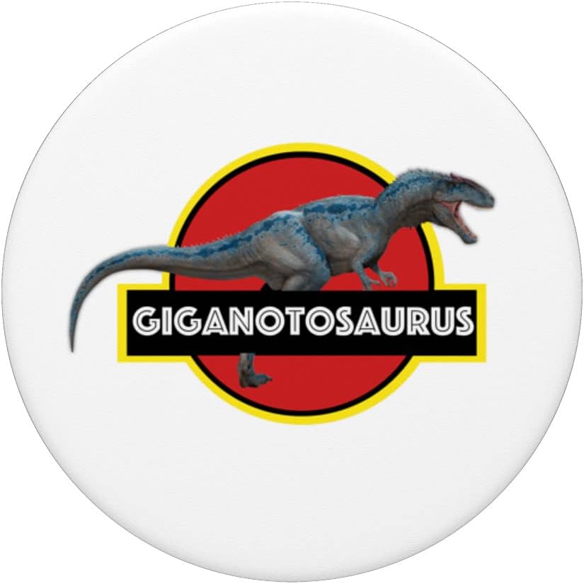 Giganotosaurus Retro T rex dinosaurio prehistórico Día del padre PopSockets intercambiable PopGrip