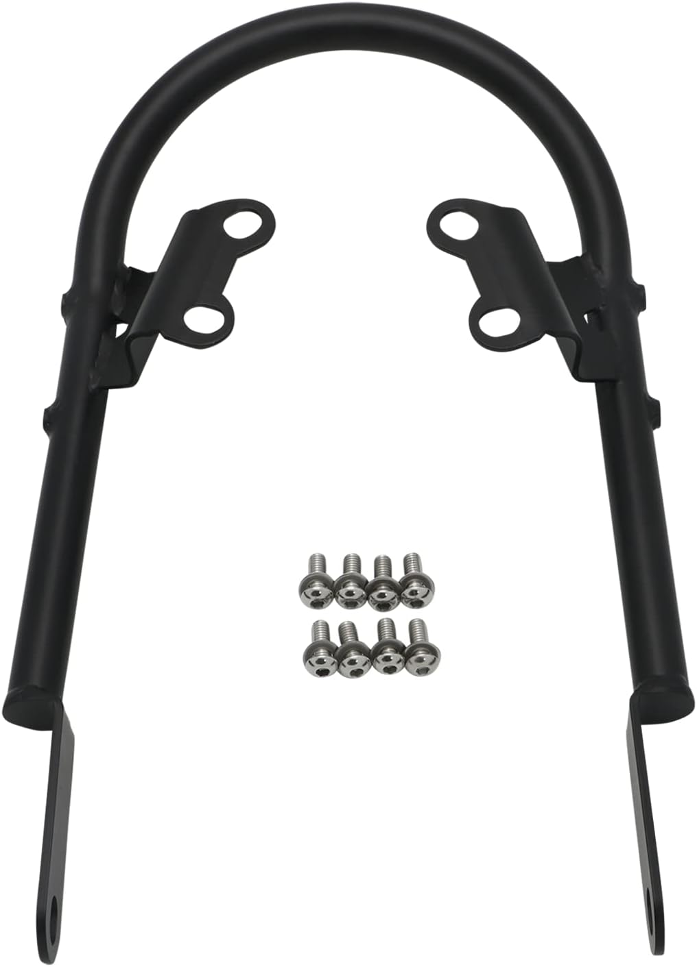 Barra de respaldo Sissy Bar Portaequipajes Asa del asiento trasero Barra de agarre para Triumph Bonneville T100 T120 Street Speed Twin Scrambler