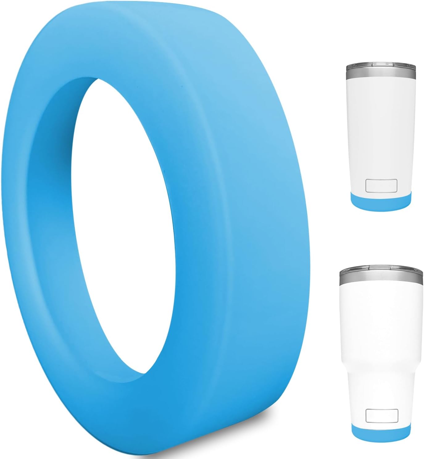 Funda para maletero más segura para vaso YETI de 30 onzas y 20 onzas, protección inferior de silicona y menos ruido para taza de café, accesorios de