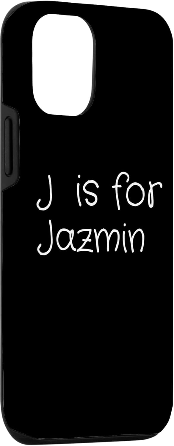 iPhone 13 Pro Personalized J is for Jazmin Name Student Kindergarten Girl Case