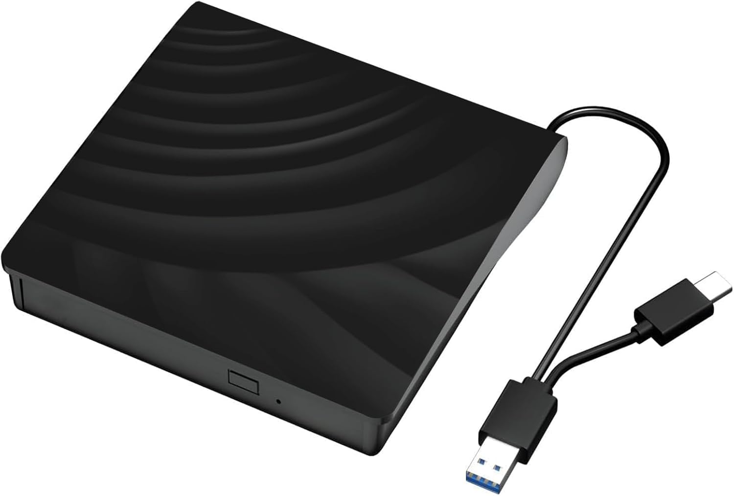 Unidad Blu Ray externa, unidades Bluray portátiles lector de CD DVD BD, USB 3.0 Tipo-C delgado óptico CDDVD Blu Ray quemador para MacBook Laptop PC