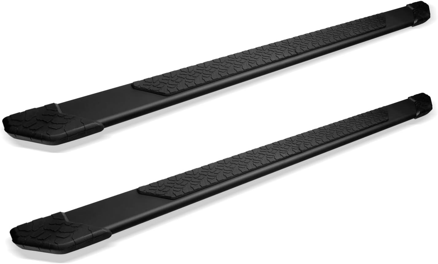 733469494836 Compatible con Ford F150 SuperCrew 2015-2022  2017-2022 F250 F350 F450 F550 Superduty Crew Cab de 5 pulgadas, estribos de aluminio de