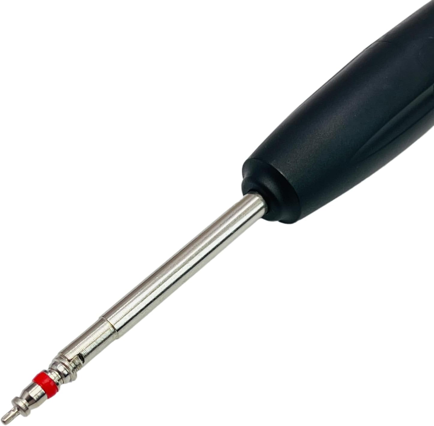 Herramienta de par de 2 piezas de núcleo de válvula, evita daños TPMS, herramienta de extracción e instalación del núcleo de válvula, negro,