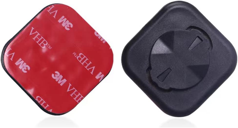 Teague Soporte de bicicleta para computadora de montaje frontal para Garmin con adaptador adhesivo de montaje para teléfono, compatible con negro