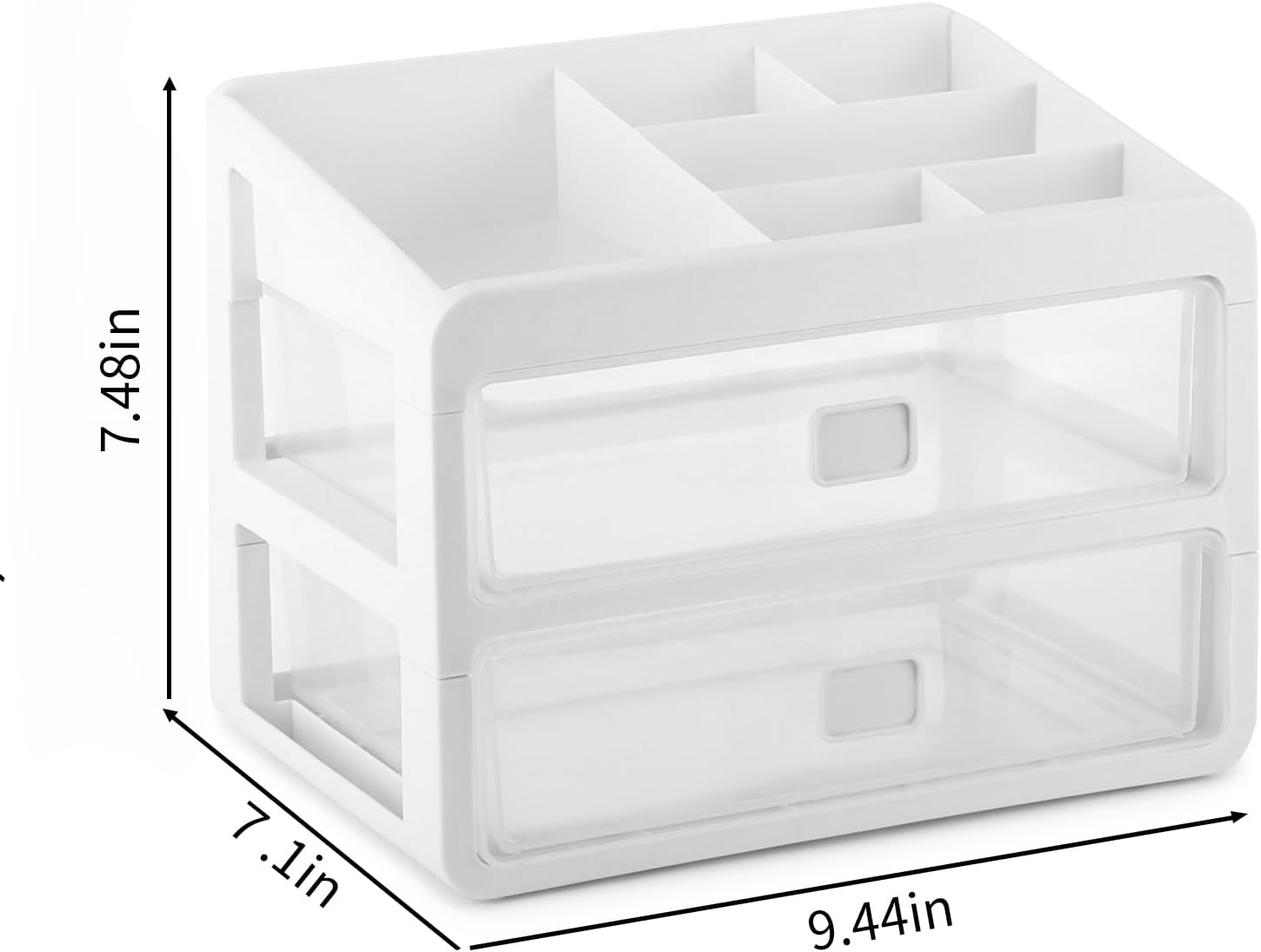 Organizador de maquillaje para tocador, vitrinas de cosméticos, dormitorio, baño, encimera, escritorio, organizador de cosméticos para cuidado de la