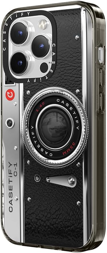 CASETiFY Funda compacta para iPhone 15 Pro Max 2 veces probada contra caídas de grado militar, protección contra caídas de 4 pies – Funda para
