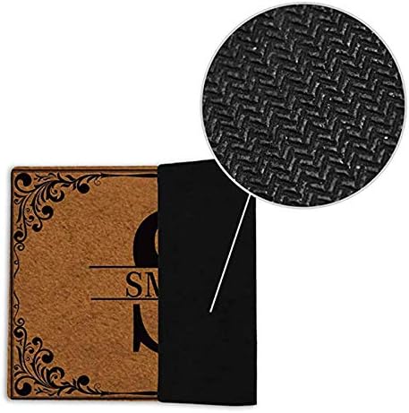 BAGEYOU Felpudo personalizado con nombre de perro para exteriores con My Love Dog Chihuahua Welcome Floor Mat Not Need to Knock I Know You’re Here