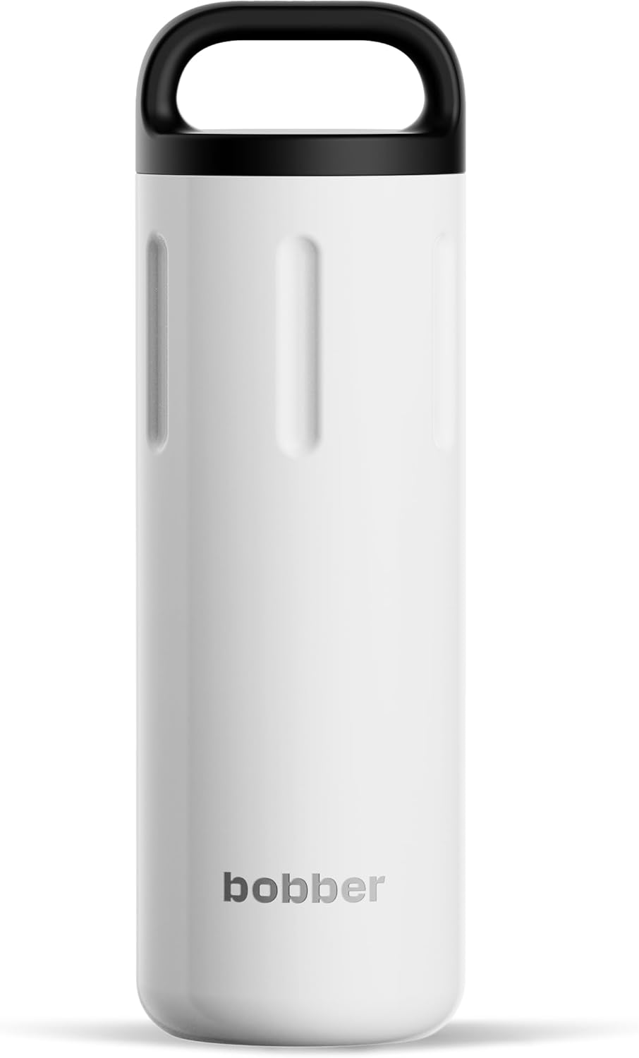 Botella de agua aislada de acero inoxidable de 26 onzas con asa, tapa 100% a prueba de fugas y boca extra ancha, mantiene las bebidas calientes
