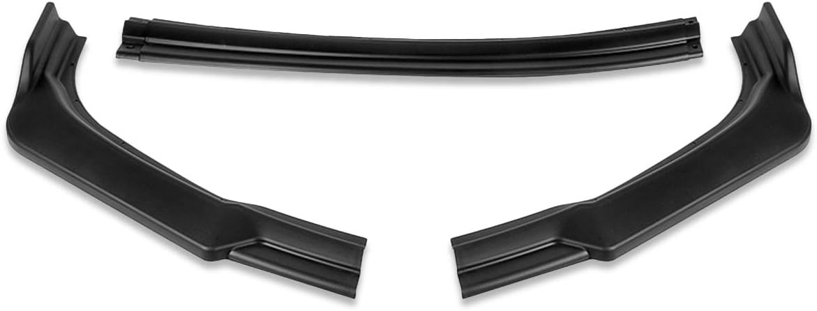 DNA MOTORING 2-PU-523 Borde de parachoques delantero estilo MP acabado negro mate compatible con modelos Sienna 11-15 excluye SE Sport