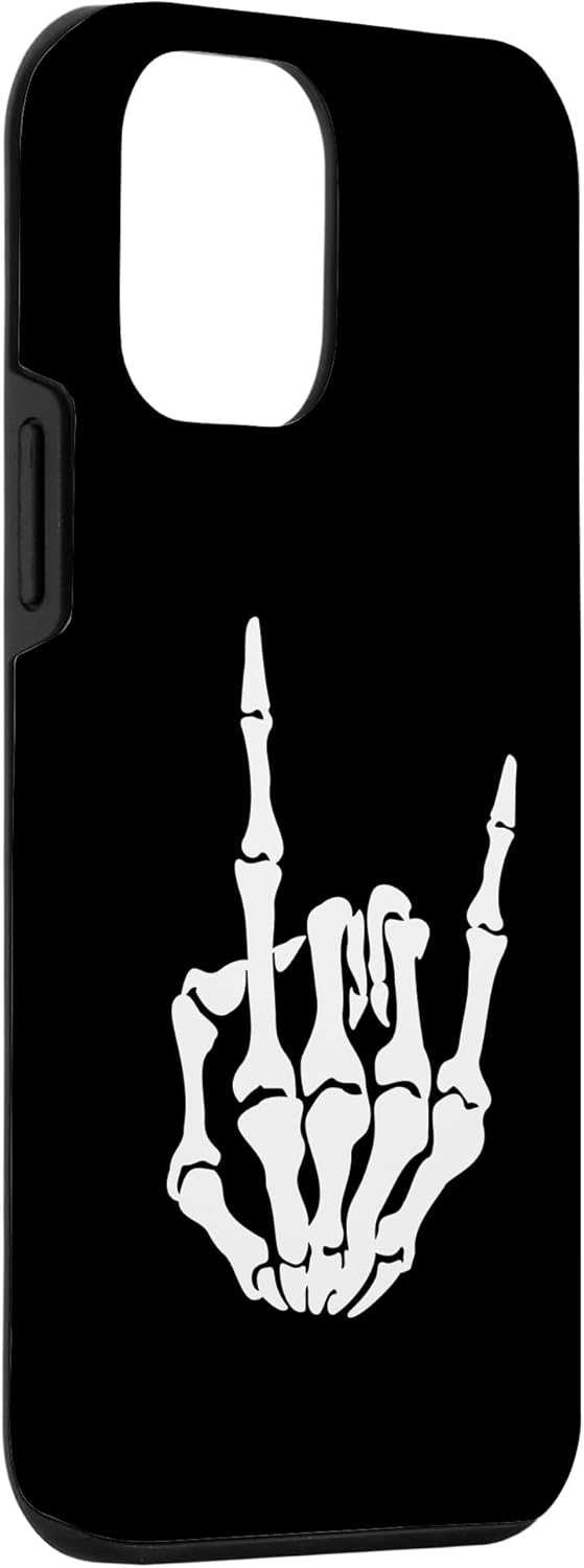 Funda de mano de esqueleto de Rock On para iPhone 12 mini