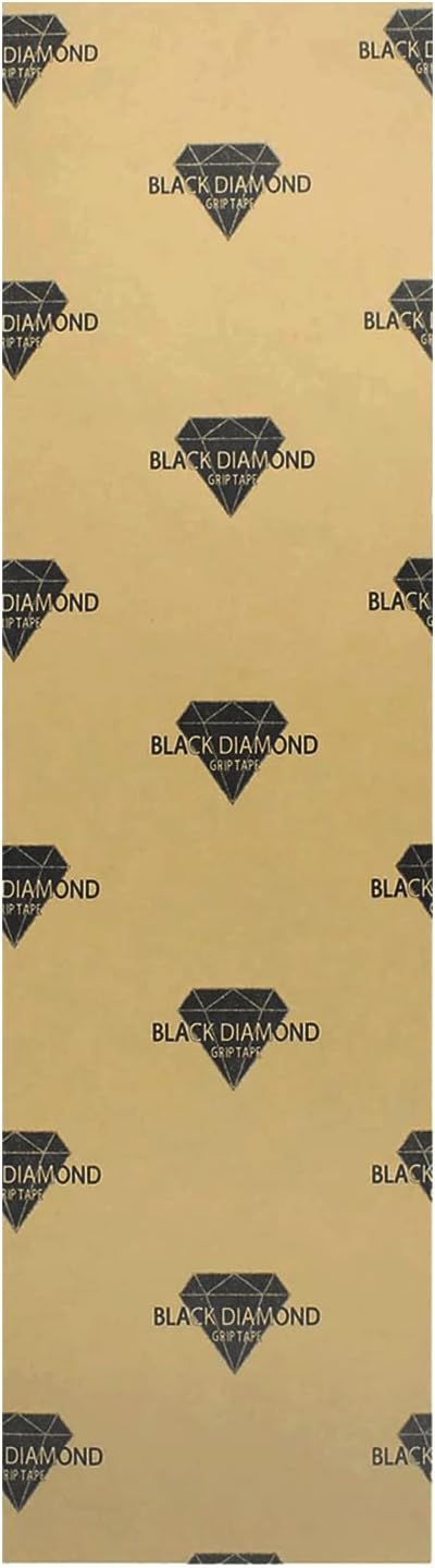 Black Diamond Grip Cinta de agarre para monopatín de tela de araña de 9″ x 33″