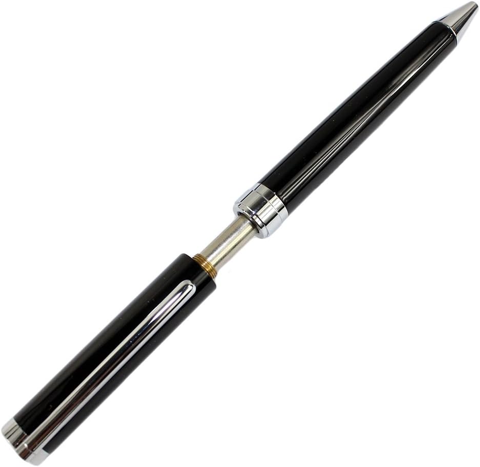 Gullor 056 bolígrafo con clip plateado – negro