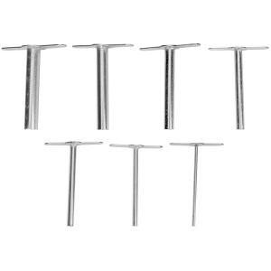 7 en 1 por juego de acero inoxidable manual de laboratorio punzón tapón de goma piercing agujero laboratorio herramienta de perforación 7 en 1 por juego de acero inoxidable manual de laboratorio punzón tapón de goma piercing agujero laboratorio herramienta de perforación