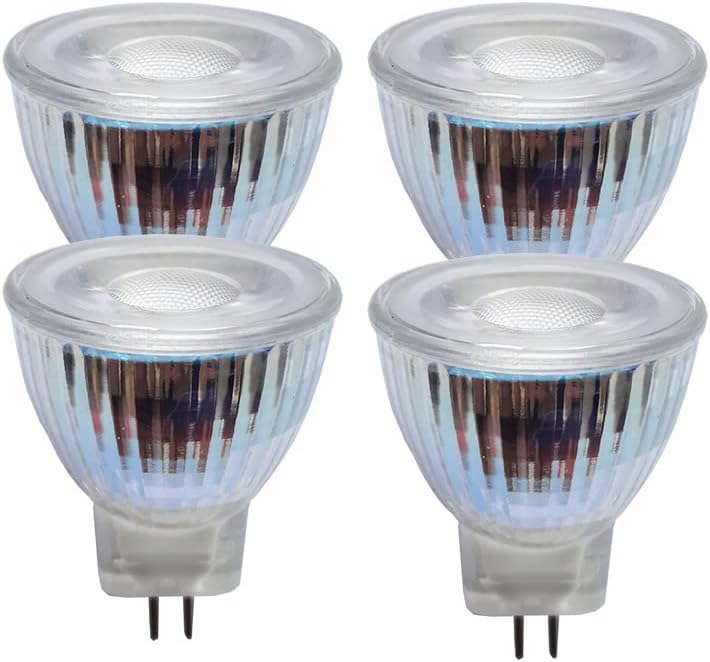 MR11 nimi spot Light gu5.3 Base 130V 120V 3W 6000KL bombilla LED reemplazar 20w 35W bombilla halógena (4pcs 110-130V 6000K bombillas)