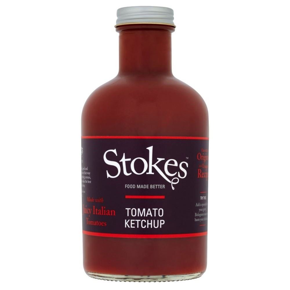 Stokes Real Tomato Ketchup (20.46oz)  Pack de 6