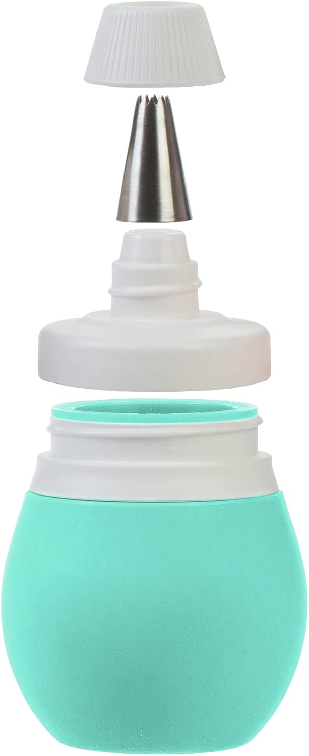 Prepworks by Progressive – Kit de decoración de bombillas de glaseado de 8 piezas, azul pastel y turquesa