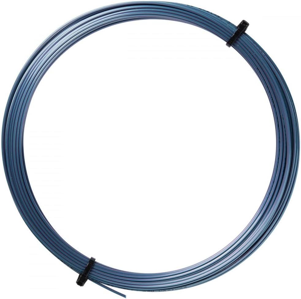 Wilson Triad Three – Raqueta de tenis con cuerda Luxilon azul océano ALU Power 125 cuerdas, combo revolucionario en un marco amigable con los brazos