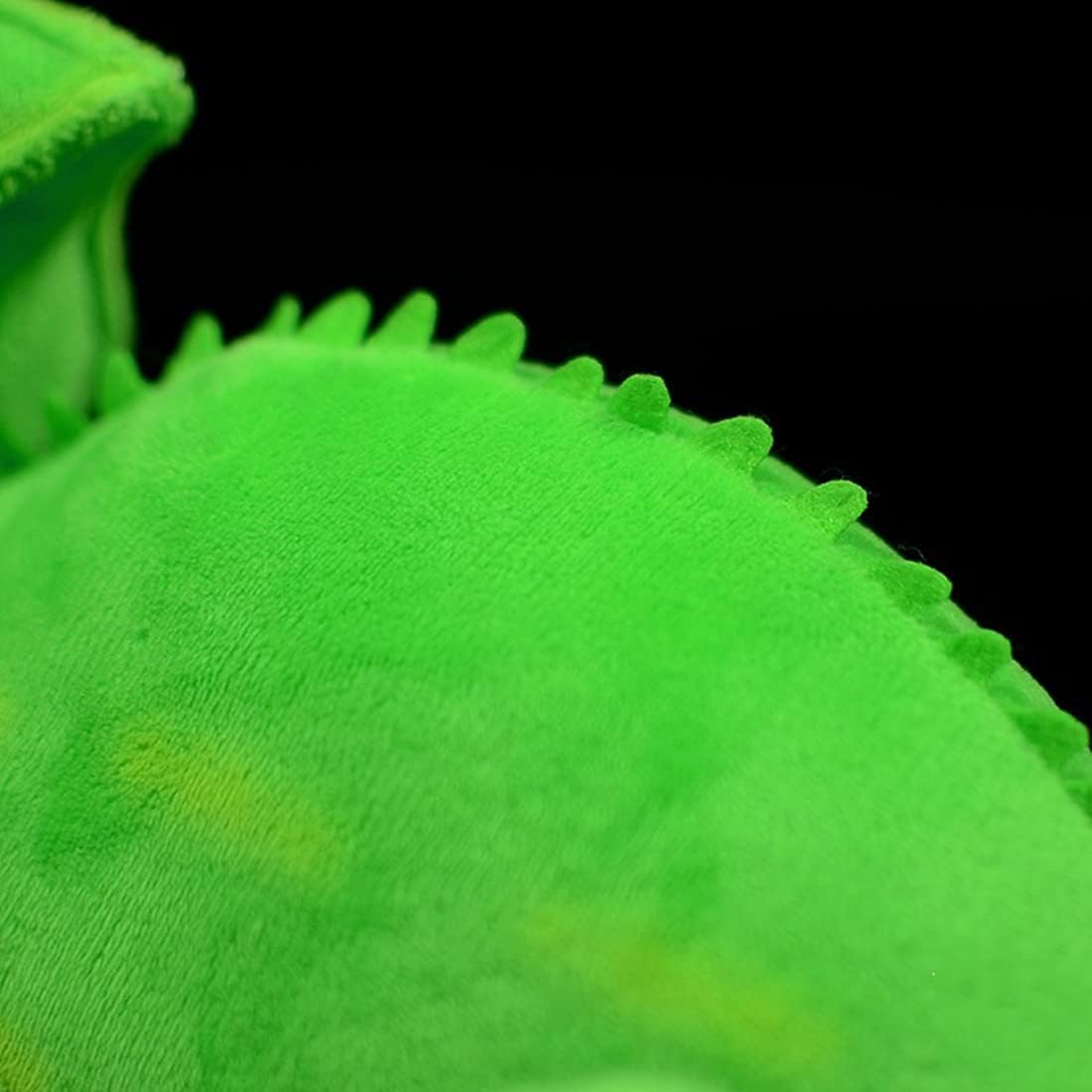Juguete de peluche de camaleón verde de simulación de 15 pulgadas de largo, juguete de peluche suave realista para niños, regalo de festival,