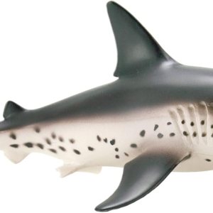 Safari Ltd. Figura de tiburón salmón Pintada a mano, realista modelo de 5.5 pulgadas Divertido juguete educativo del océano para niños, niñas y Safari Ltd. Figura de tiburón salmón Pintada a mano, realista modelo de 5.5 pulgadas Divertido juguete educativo del océano para niños, niñas y