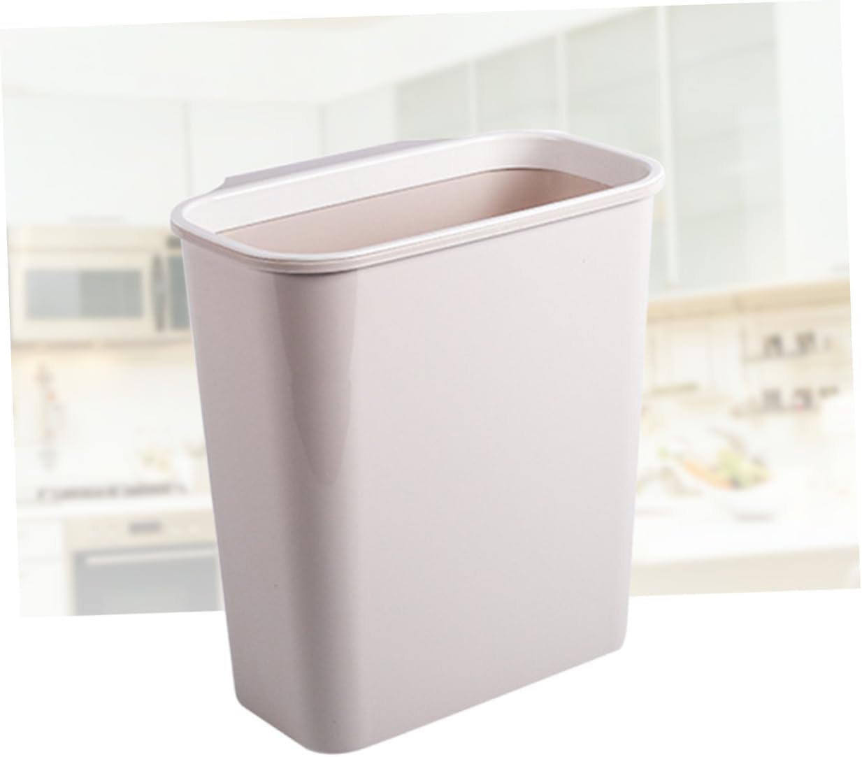 Alipis Contenedor de basura colgante para armario, caja de basura de un galón, cubo de basura de cocina, contenedor de basura para el hogar,