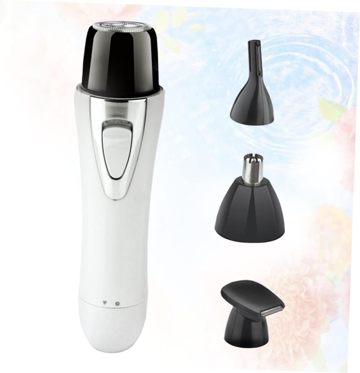 FRCOLOR 2pcs Mustache Shaver Beard Trimmer Cordless Facial Hair Trimmer Barber Trimmer Electric Hair Remover for Men Nose Hair Clippers Mens Beard