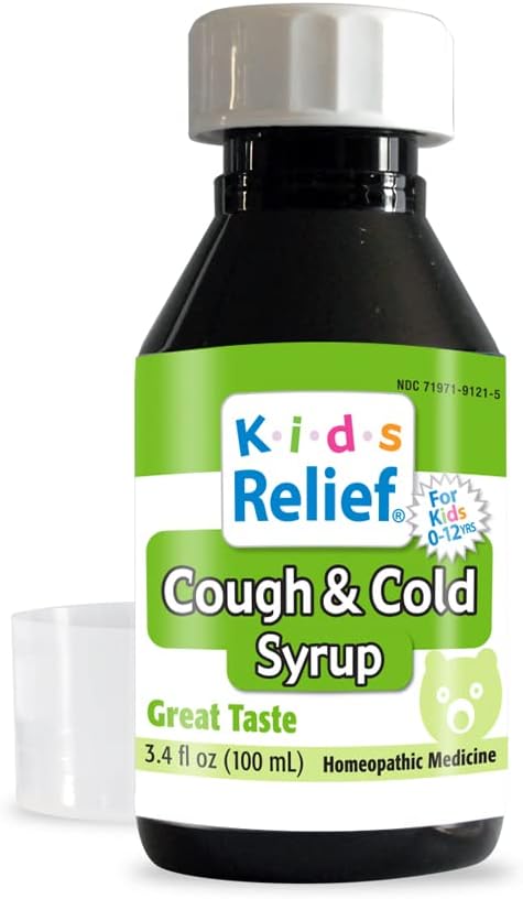 Kids Relief Jarabe para la tos y el resfriado para niños de 0 a 12 años