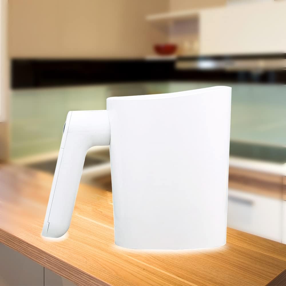 Tamiz de harina eléctrico de 1L sin BPA Herramienta para hornear de cocina Tamiz de harina Alimentado por batería portátil 4 tazas de capacidad de