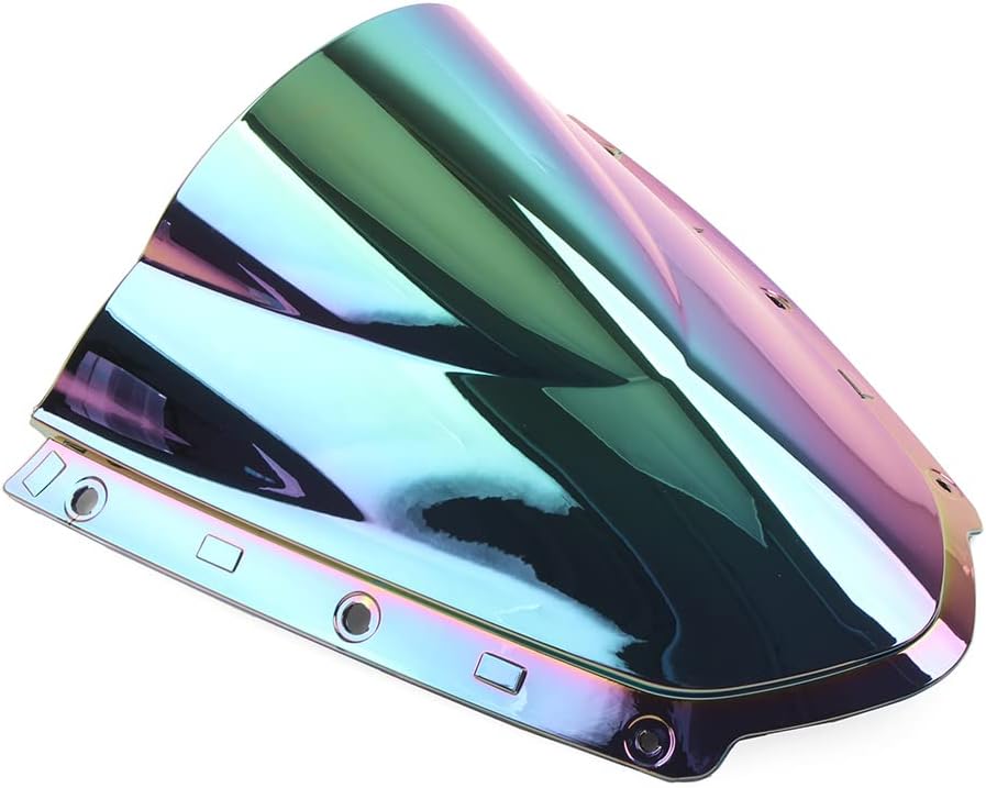 GZYF Parabrisas delantero de motocicleta para Kawasaki Ninja ZX10R 2021 2022 2023, iridio oscuro