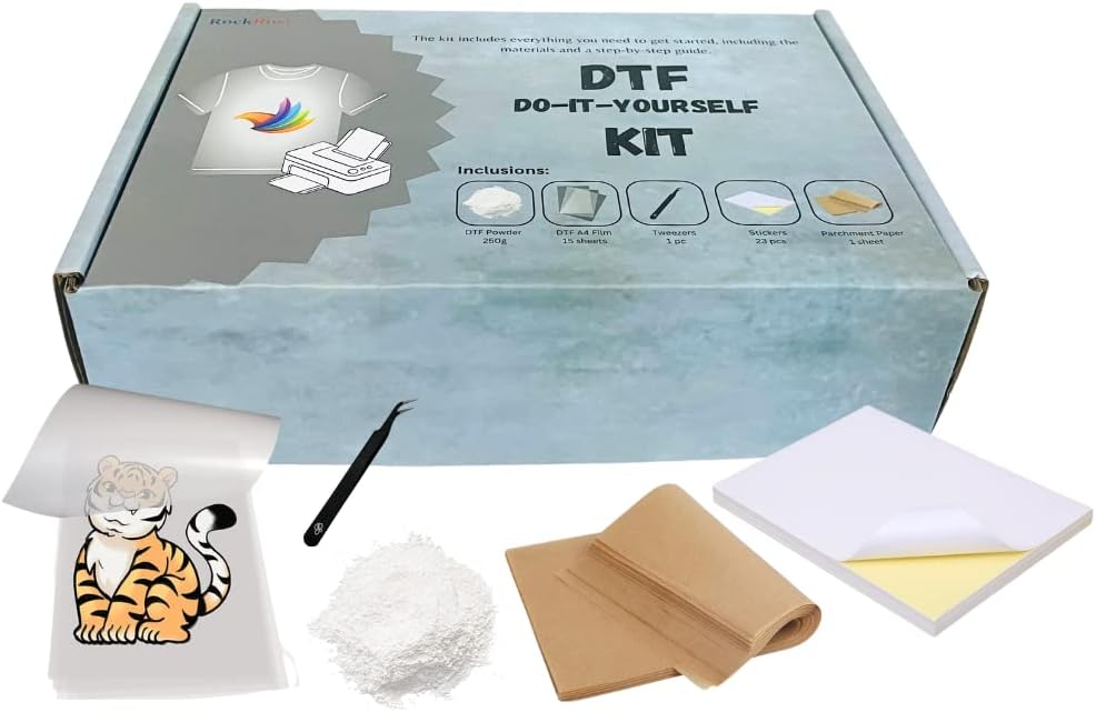 Rock Rose Pre Treat – La película DTF está hecha de PET, grosor de 75um. Es una película resistente al calor e impermeable que está diseñada para