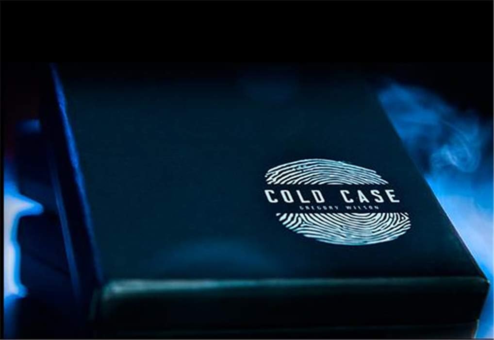 Enjoyer Estuche frío (instrucciones en línea) por Greg Wilson Magic Tricks Close Up Street Mentalism Magic Cards Gimmick (Baraja azul)
