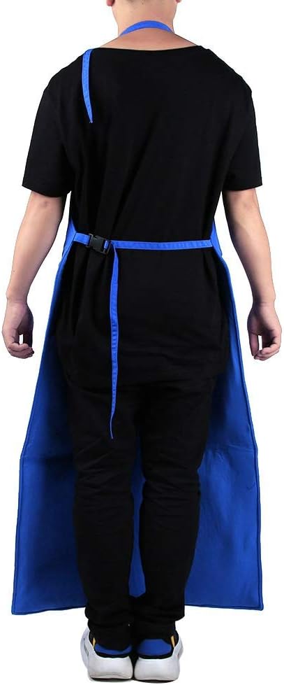 Delantal de seguridad a baja temperatura impermeable y transpirable con delantal criogénico ultra baja temperatura protección de nitrógeno azul