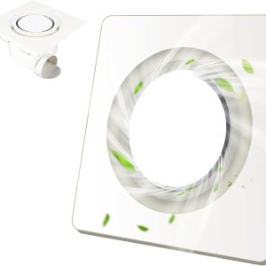 AmaCielo Extractor de baño con luz, ventilador de ventilación de baño, ventilador de baño silencioso 1.0 Sones 110 CFM, ventilador de ventilación de AmaCielo Extractor de baño con luz, ventilador de ventilación de baño, ventilador de baño silencioso 1.0 Sones 110 CFM, ventilador de ventilación de