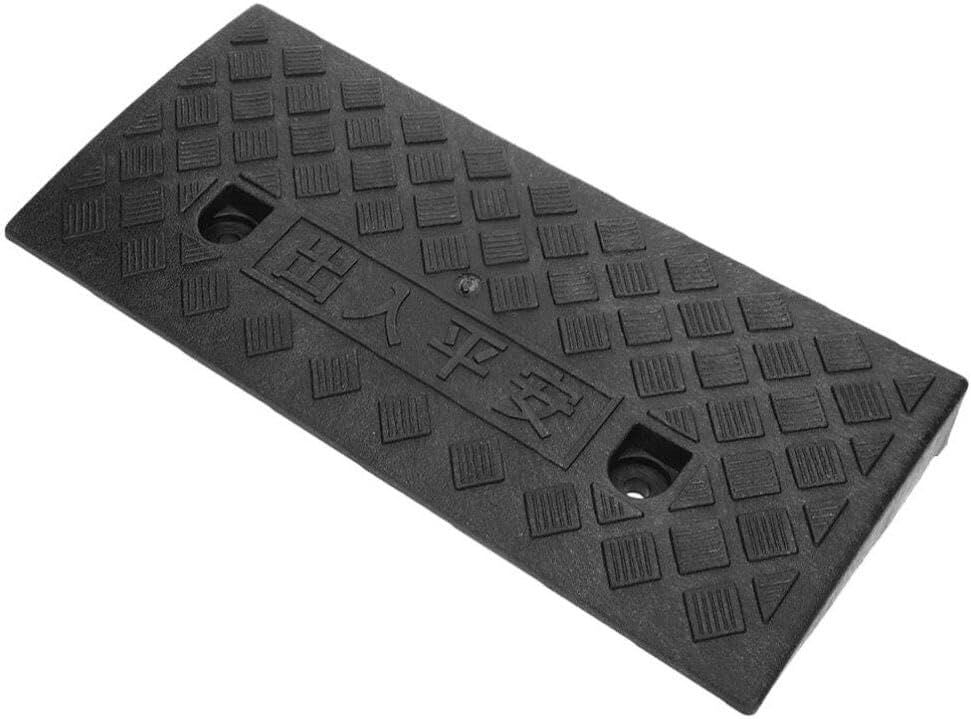 Healifty Rampa de goma para silla de ruedas, rampa de umbral industrial, rampa para bordillos, rampas para bordillos, rampas de inclinación para