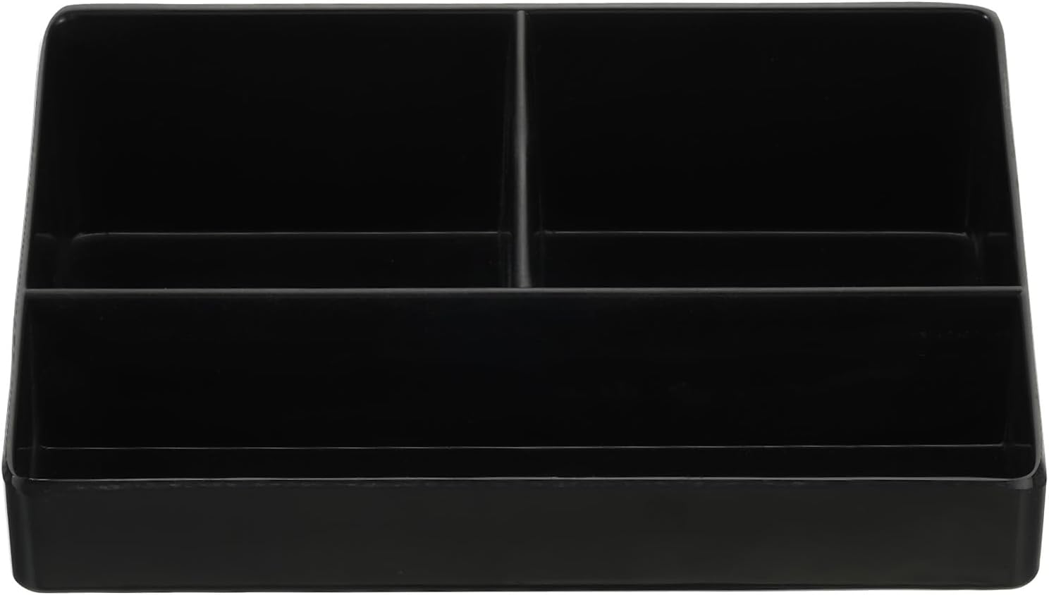 PATIKIL Caja de té de plástico, 3 compartimentos, organizador de bolsas de té, bolsa de café, contenedor de almacenamiento para cocina, despensa,