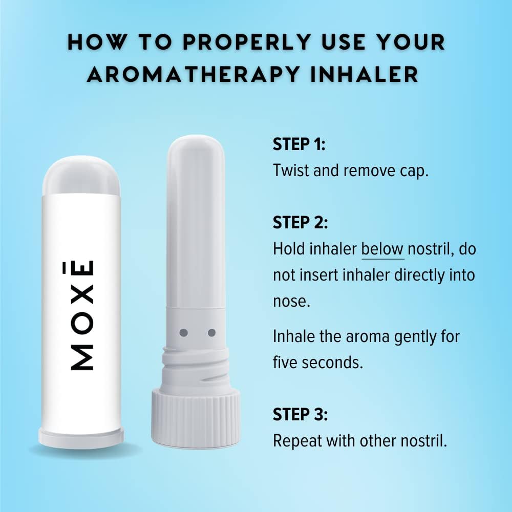 MOX Dream – Inhalador nasal con mezcla de aceites esenciales, relajante, relajante, fragancia calmante, lavanda, manzanilla, citronela, pomelo,