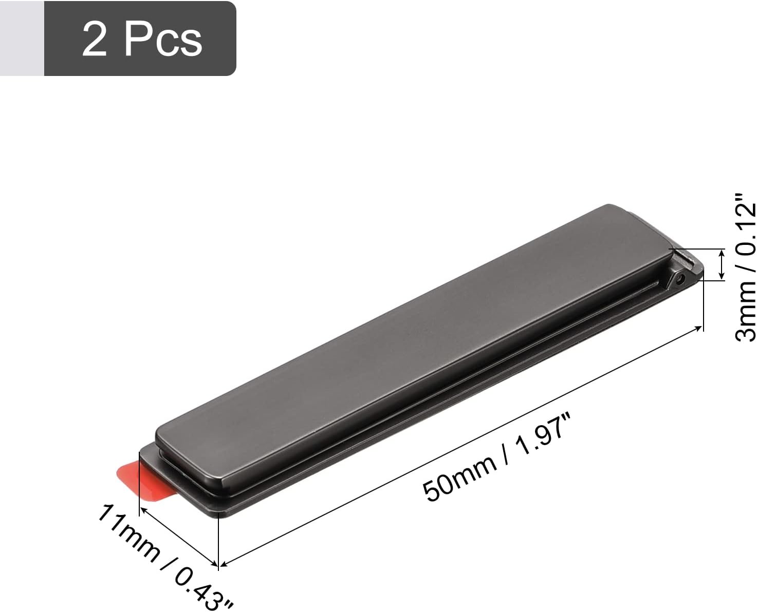 uxcell Soporte para teléfono celular, paquete de 2 soportes de escritorio horizontales y verticales, soporte magnético plegable para teléfono para