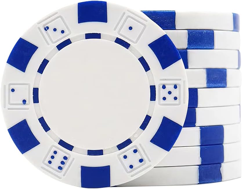 Accesorios de fichas a granel de 0.41 oz, 10 fichas de póquer profesional, fichas de póquer de casino, fichas de póquer de casino compuestas de