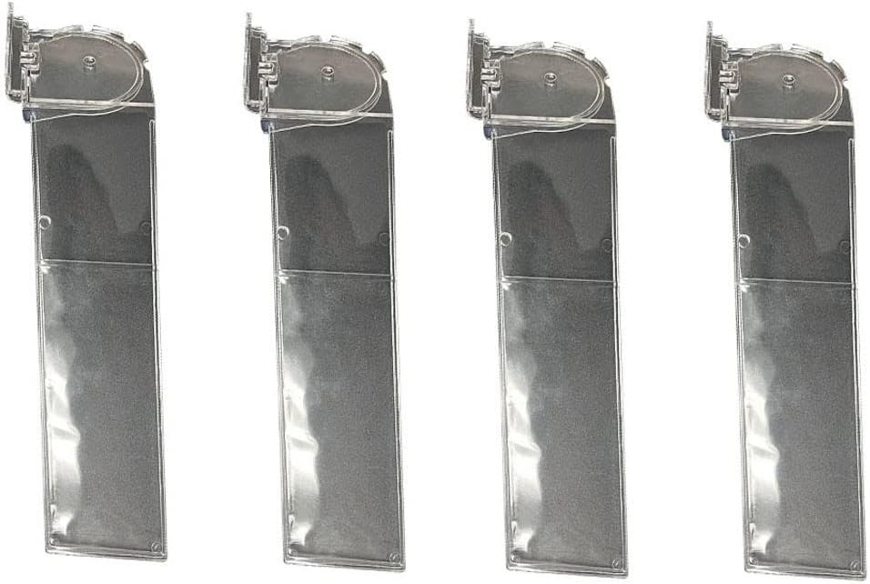 3 pulgadas de ancho x 10 pulgadas de largo, exhibición de zapatos de acrílico montado en la pared de listones de 180 grados, giratorio en ángulo de
