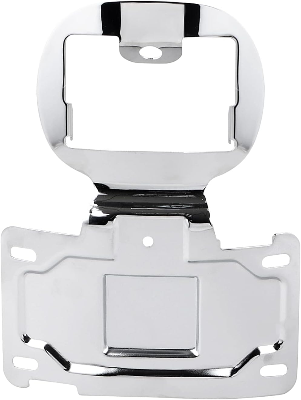 Soporte de reubicación de matrícula de motocicleta cromado para Harley CVO Electra Road Glide FLHTKSE FLHTCU FLHTCUL FLHTKL FLTRUSE