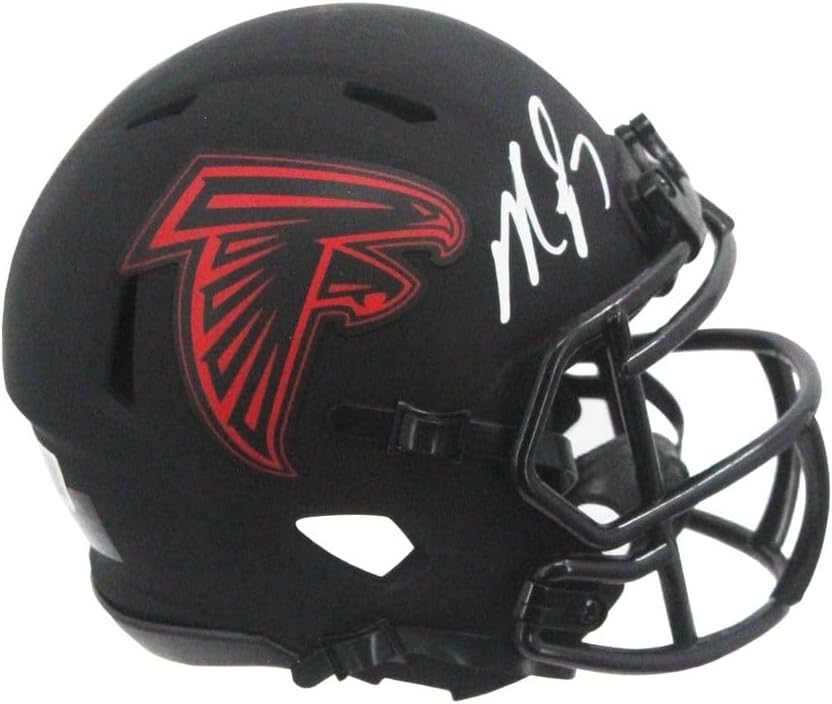 Michael Vick Autographed Atlanta Eclipse Mini Football Helmet – BAS