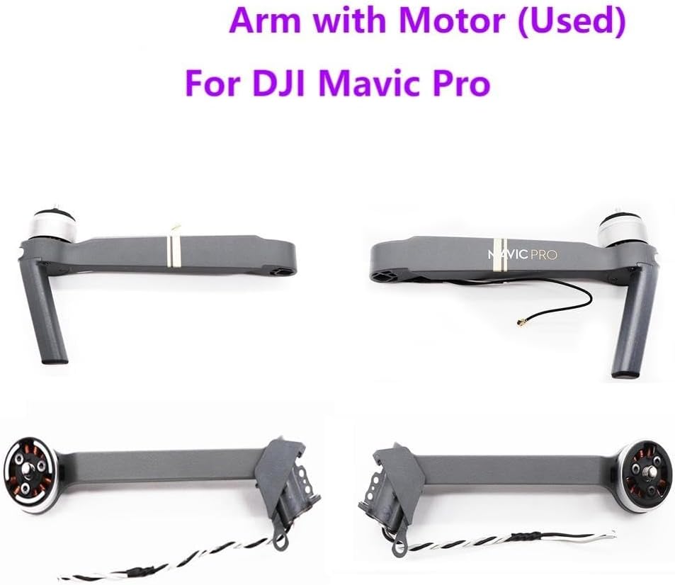 XNasu Arm with Motor Front Rear Left Right Motor Arm for D-JI Mavic Pro Drone Replacement Repair Spare Parts (Color  Rear Right)