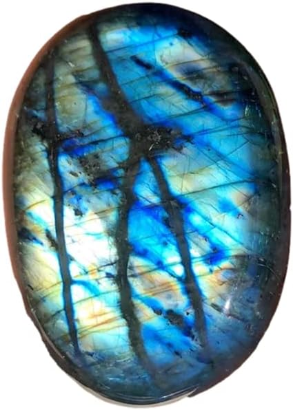 Zenkeeper Piedra de palma grande natural para preocupaciones pulida piedra de bolsillo para curación de cristales, alivio de ansiedad y estrés