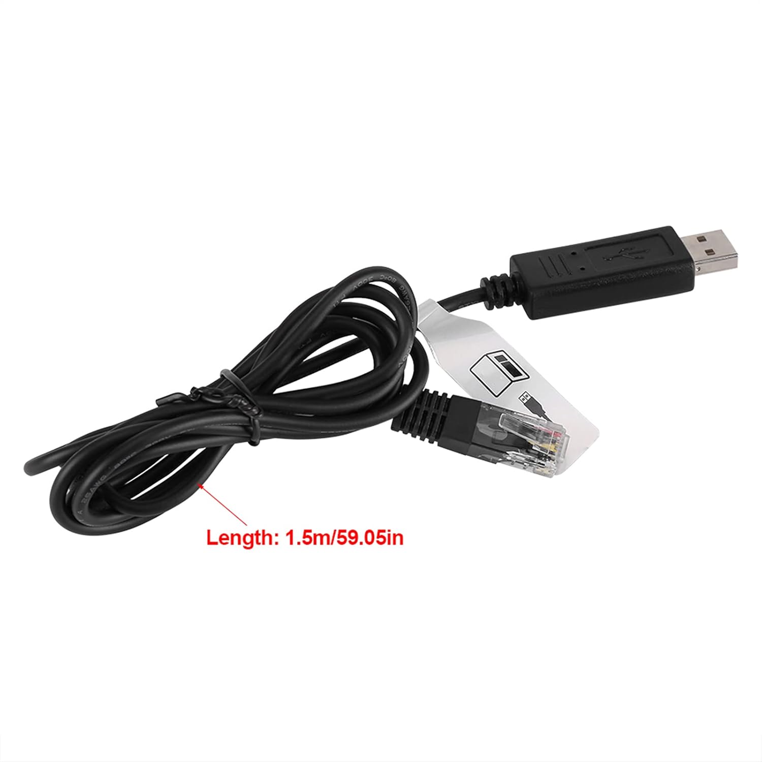 Fdit Cable Cable Línea de Comunicación Controlador de PC Cable de Energía Solar 1.5M 1.5 Metro Cable de Longitud para Controladores de Energía Solar
