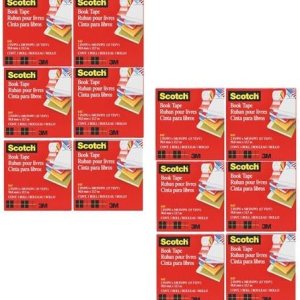 3M (845) Cinta de libro 845, 3 in x 15 yd Estás comprando la cantidad mínima de pedido que es de 12 rollos 3M (845) Cinta de libro 845, 3 in x 15 yd Estás comprando la cantidad mínima de pedido que es de 12 rollos