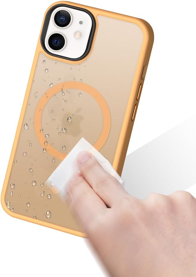 Tigratigro Case for iPhone11(6.1 Inch), Compatible with Mag-Safe,Translucent Matte Texture,Flexible and Anti-Fingerprint,Leather-Like Texture (Blue