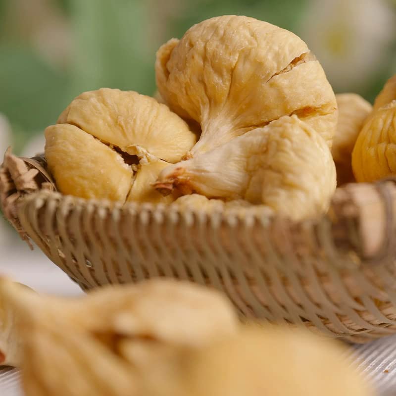 Higos turcos orgánicos de Smyrna, sin azúcar añadido, sin sulfuro, higos secos grandes naturalmente secados al aire, salsa glutinosa suave,