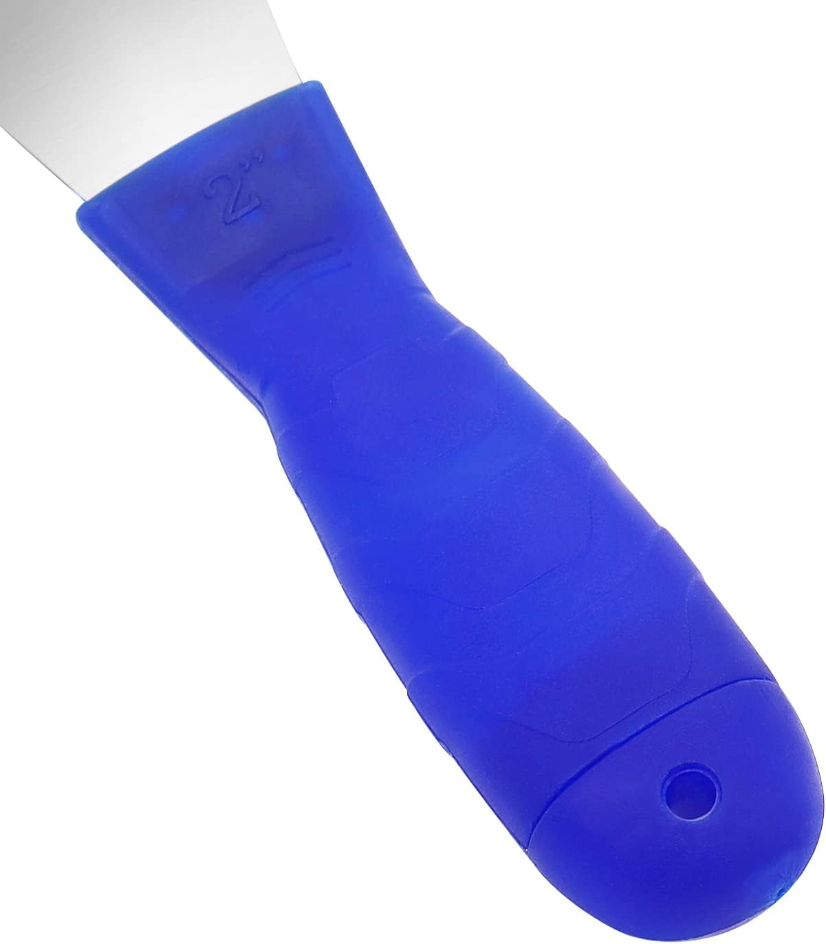 Cuchillo de masilla, raspador de acero inoxidable de 2 pulgadas, cuchillos de mango de plástico para paneles de yeso, calcomanías, papel de pared,